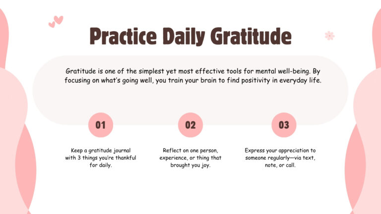Practice Daily Gratitude